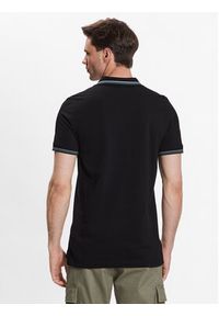Geox Polo Piquet M3510A-T2649 F9000 Czarny Regular Fit. Typ kołnierza: polo. Kolor: czarny. Materiał: bawełna #3