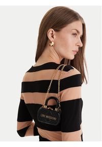 Love Moschino - LOVE MOSCHINO Torebka JC4056PP1MLA0000 Czarny. Kolor: czarny. Materiał: skórzane #5