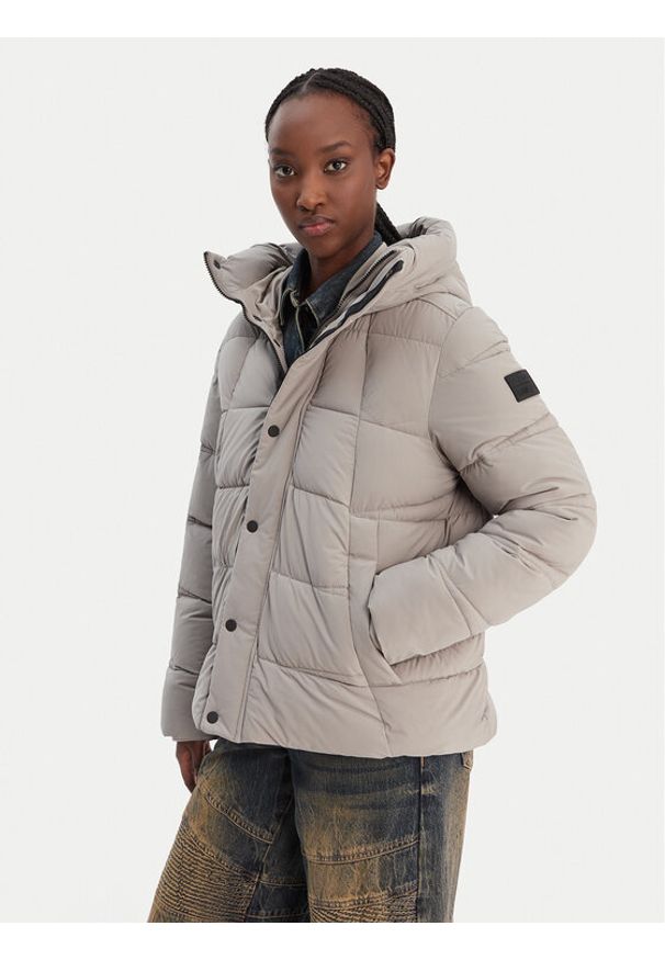 G-Star RAW - G-Star Raw Kurtka zimowa D26959-D518 Beżowy Regular Fit. Kolor: beżowy. Materiał: syntetyk. Sezon: zima