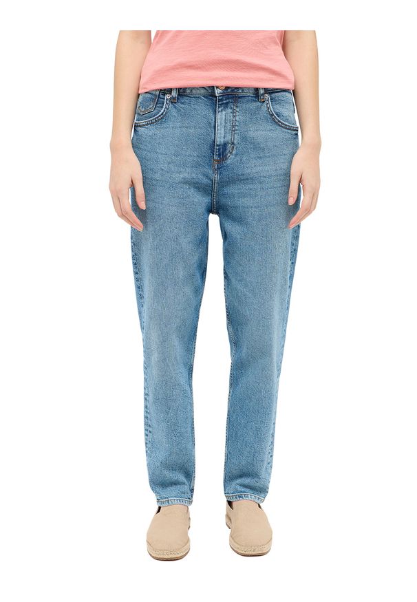 Damskie Spodnie jeansowe Mustang Style Charlotte Tapered Denim Blue 1016199 5000 582