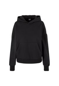 Urban Classics - Bluza Damska Z Kapturem Oversize. Typ kołnierza: kaptur. Kolor: czarny #1