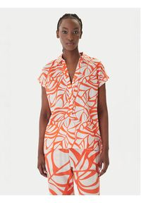 LOLA CASADEMUNT Koszula LS2615097 Pomarańczowy Regular Fit. Kolor: pomarańczowy. Materiał: bawełna #10