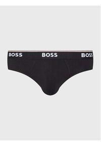 BOSS - Boss Komplet 3 par slipów Power 50475273 Czarny. Kolor: czarny. Materiał: bawełna