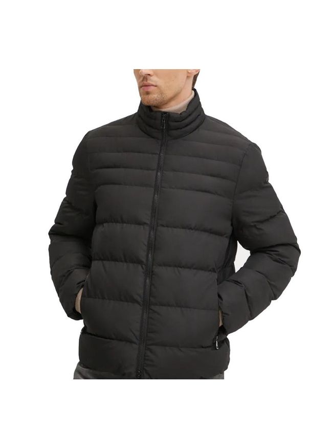 Geox - Kurtka GEOX M MAGNETE SHOR Czarny. Kolor: czarny. Materiał: tkanina
