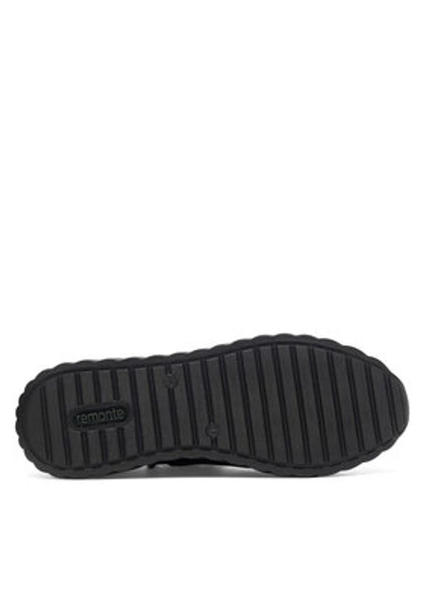 Remonte Sneakersy D5977-01 Czarny. Kolor: czarny. Materiał: skóra