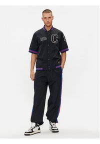 Champion Koszula 220007 Czarny Custom Fit. Kolor: czarny. Materiał: syntetyk