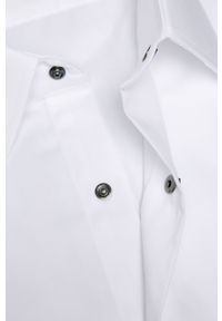 Karl Lagerfeld - Koszula. Typ kołnierza: kołnierzyk klasyczny. Kolor: biały. Materiał: tkanina, bawełna. Długość rękawa: długi rękaw. Długość: długie. Wzór: gładki. Styl: elegancki, klasyczny #7