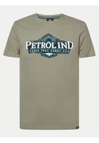 Petrol Industries T-Shirt M-1040-TSR602 Zielony Regular Fit. Kolor: zielony. Materiał: bawełna #1