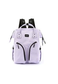 Peterson - Plecak mommy bag Himawari 1208 fioletowy. Kolor: fioletowy. Materiał: poliester