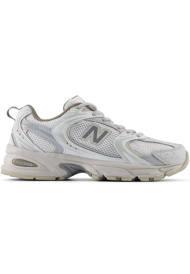 Buty unisex New Balance U530NEC – szare. Kolor: szary. Materiał: materiał, syntetyk. Szerokość cholewki: normalna. Sezon: lato. Sport: turystyka piesza
