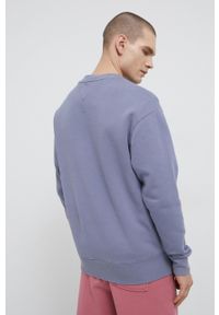 Tommy Jeans Bluza męska kolor fioletowy z aplikacją. Kolor: fioletowy. Materiał: bawełna. Wzór: aplikacja