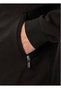 Karl Lagerfeld - KARL LAGERFELD Bluza 705006 563902 Czarny Regular Fit. Typ kołnierza: dekolt w karo. Kolor: czarny. Materiał: syntetyk #4