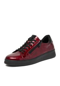 Remonte Sneakersy D2E01-33 Bordowy. Kolor: czerwony. Materiał: syntetyk, materiał #3