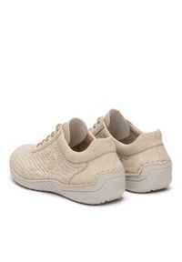 Rieker Półbuty 52546-60 Beżowy. Kolor: beżowy. Materiał: syntetyk, materiał #4