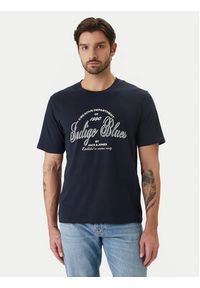 Jack & Jones T-Shirt Earchive 12297673 Granatowy Regular Fit. Kolor: niebieski. Materiał: bawełna #6