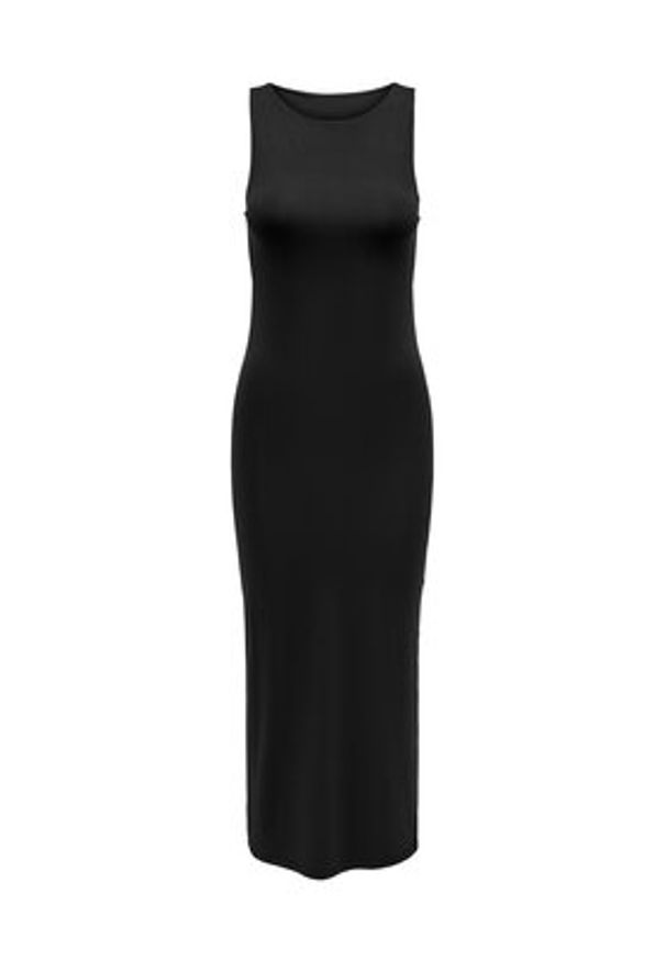 only - ONLY Sukienka codzienna 15315449 Czarny Slim Fit. Okazja: na co dzień. Kolor: czarny. Materiał: syntetyk. Typ sukienki: proste. Styl: casual