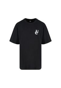 Oversized T-shirt Urban Classics Weavy Logo Heavy. Kolor: czarny #1