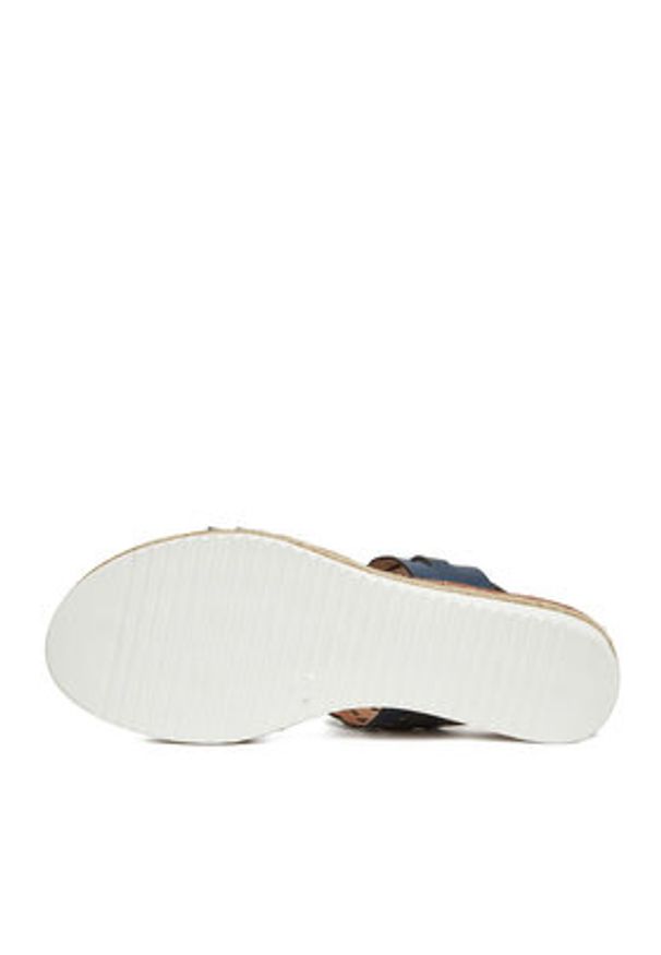Clara Barson Espadryle WS2189-52 Granatowy. Kolor: niebieski. Materiał: materiał