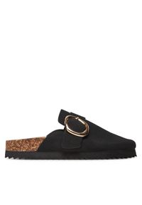 DeeZee Klapki T0613-61 Czarny. Kolor: czarny. Materiał: materiał