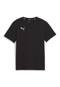 Puma TeamGoal Casuals Tee Jr chłopięcy czarny 176. Kolor: czarny. Sport: piłka nożna