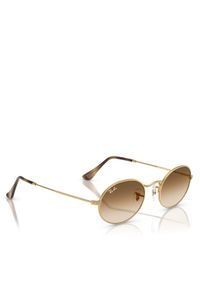 Ray-Ban Okulary przeciwsłoneczne 0RB3547 54 001/51 Złoty. Kolor: złoty