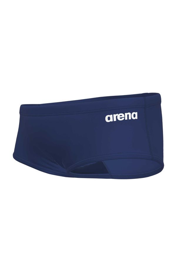 Kąpielówki z niskim stanem Arena Solid. Stan: obniżony. Kolor: wielokolorowy, niebieski, biały