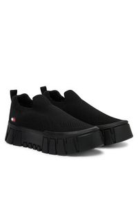 Tommy Jeans Sneakersy Tjw Chunky Knit Sneaker EN0EN03014 Czarny. Kolor: czarny. Materiał: materiał #5