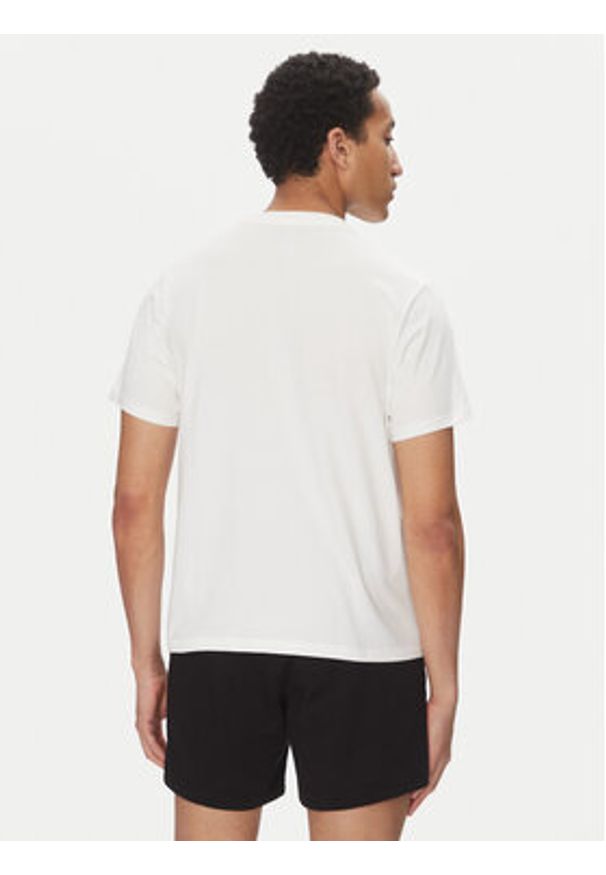 Helly Hansen T-Shirt Box 54597 Biały Regular Fit. Kolor: biały. Materiał: bawełna