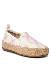 EMU Australia Espadryle Gum Magic Print K12577 Biały. Kolor: biały. Materiał: materiał. Wzór: nadruk #3