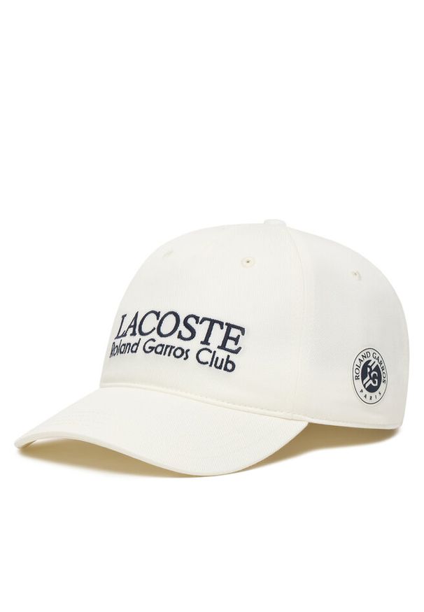 Czapka z daszkiem Lacoste. Kolor: biały
