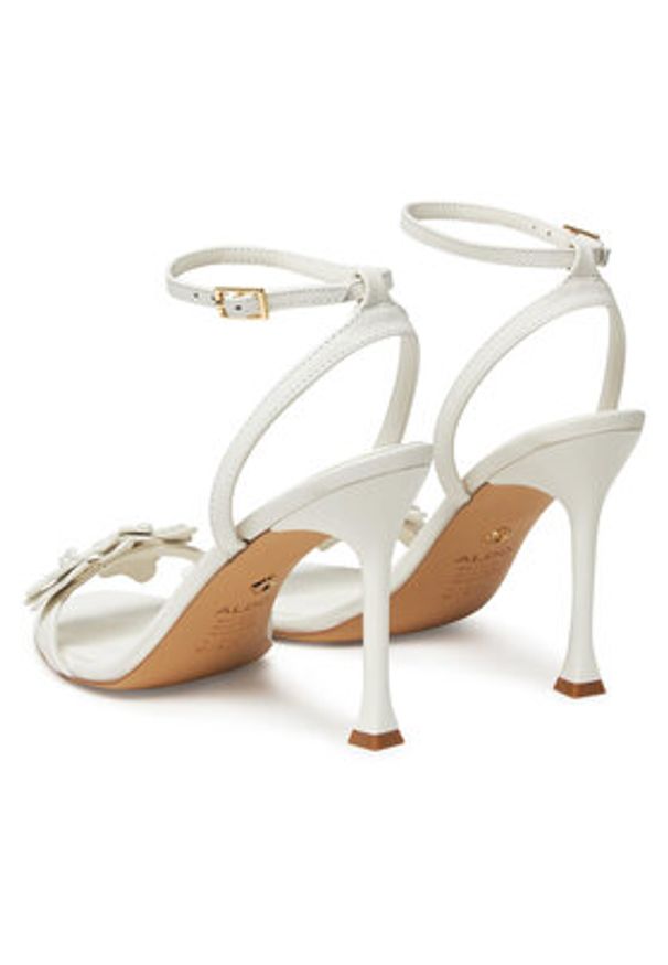 Aldo Sandały Daisylily 13965245 Biały. Kolor: biały. Materiał: skóra