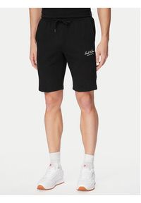 Jack & Jones Komplet t-shirt i spodenki Archive 12297642 Czarny Relaxed Fit. Kolor: czarny. Materiał: bawełna #4