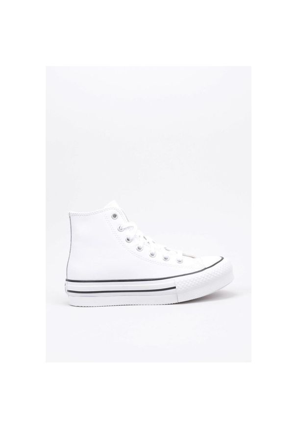 Buty Dziecko Converse Montantes Compensées Ctas Lift Hi biały. Okazja: na co dzień. Kolor: biały. Materiał: skóra. Model: Converse All Star