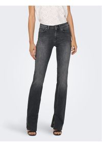 only - ONLY Jeansy 15256142 Szary Flared Fit. Kolor: szary