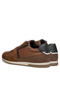 Geox Sneakersy U Renan U554GA 02285 C6003 Brązowy. Kolor: brązowy. Materiał: zamsz, skóra