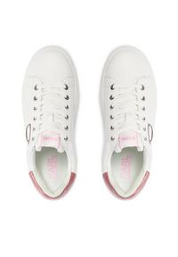 Karl Lagerfeld - KARL LAGERFELD Sneakersy KL62530N Biały. Kolor: biały. Materiał: skóra #7