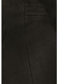 only - Only - Spodnie. Stan: podwyższony. Kolor: czarny. Materiał: tkanina, poliester, elastan. Wzór: gładki #2