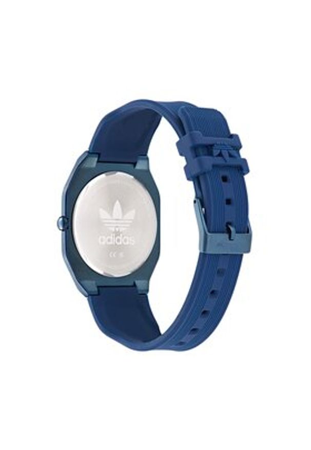 Adidas - adidas Zegarek City Tech Thin AOFH24001 Granatowy. Kolor: niebieski