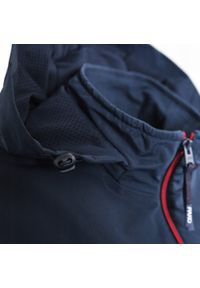 Granatowa Wiatrówka Męska z Odpinanym Kapturem - Pako Jeans. Kolor: niebieski. Materiał: poliester. Sezon: wiosna, jesień #11