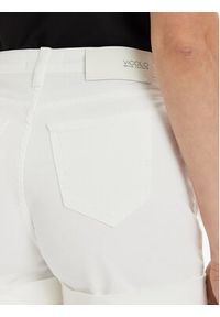 ViCOLO Szorty jeansowe DB5058 Biały Slim Fit. Kolor: biały. Materiał: bawełna