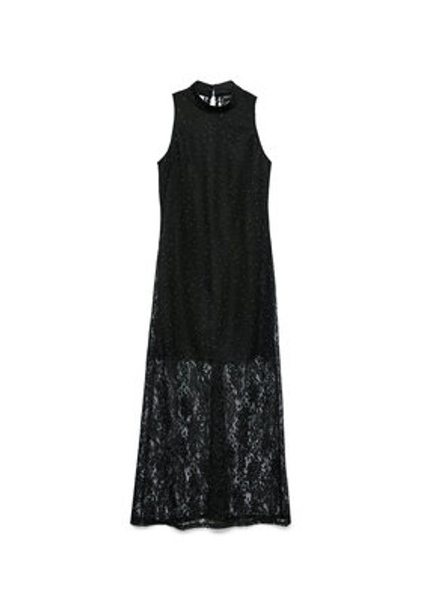 Vero Moda Sukienka wieczorowa Manja 10335406 Czarny Regular Fit. Kolor: czarny. Materiał: syntetyk. Styl: wizytowy