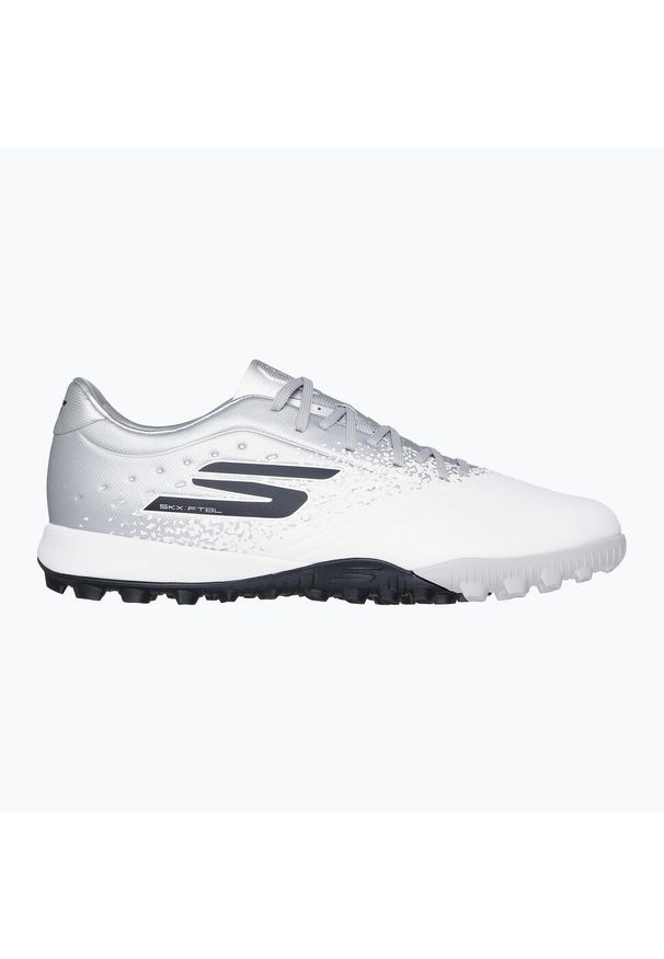 skechers - Buty piłkarskie męskie SKECHERS Razor 1.5 Academy TF. Kolor: biały. Sport: piłka nożna