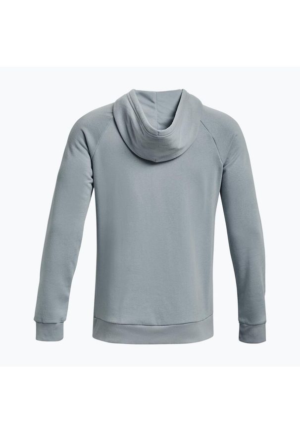 Bluza fitness męska Under Armour Rival Fleece Big Logo HD z kapturem. Typ kołnierza: kaptur. Kolor: szary. Sport: fitness