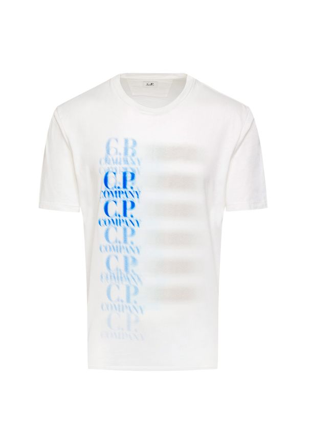 CP Company - T-shirt C.P. COMPANY JERSEY 24/1. Materiał: jersey. Wzór: nadruk, aplikacja