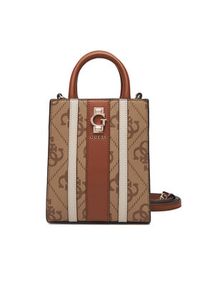 Guess Torebka Erenia Mini HWSO78 38750 Beżowy. Kolor: beżowy. Materiał: skórzane #4