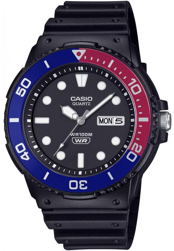 Zegarek męski Casio MRW-230H-1E2VEF czarny. Kolor: czarny
