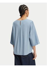 Weekend Max Mara Bluzka Fastoso 2615941032 Niebieski Relaxed Fit. Kolor: niebieski. Materiał: jedwab #3