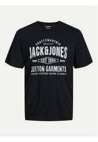 Jack & Jones - Jack&Jones T-Shirt Jeans 12256779 Czarny Standard Fit. Kolor: czarny. Materiał: bawełna #5