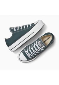 Buty sportowe Converse Chuck Taylor All Star Lift. Kolor: niebieski. Materiał: materiał. Styl: sportowy #2