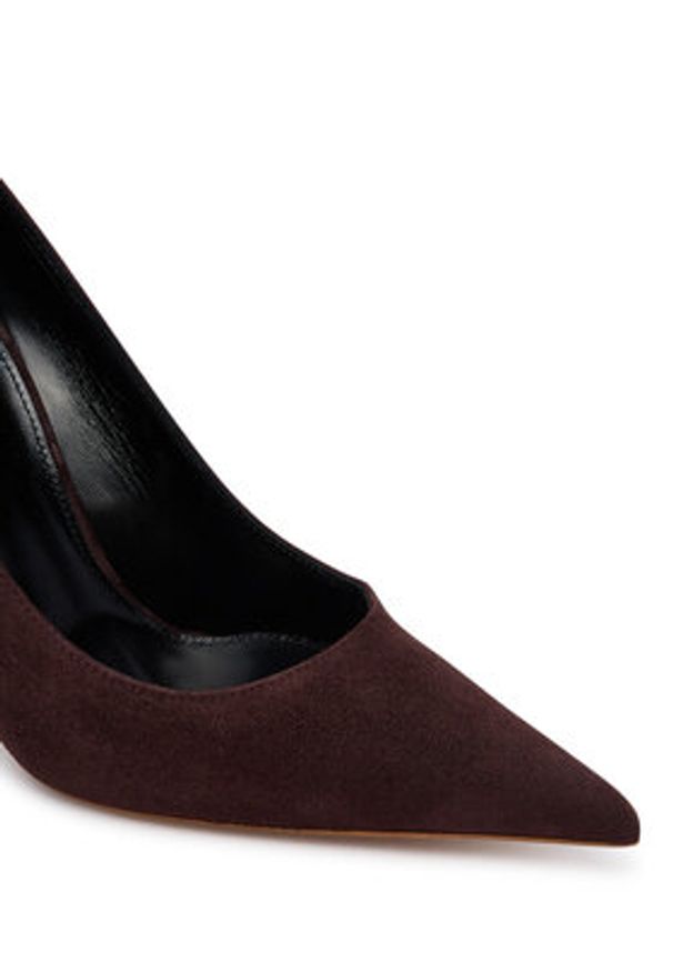 Elisabetta Franchi Szpilki SA-16L-62E2-V590 Brązowy ciemny. Kolor: brązowy. Materiał: skóra, zamsz. Obcas: na szpilce